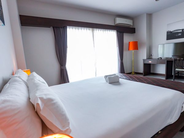ห้องสตูดิโอ โรงแรมเดอะบริดจ์เรสสิเดนส์ กาญจนบุรี Studio Deluxe Room @The Bridge Residence Hotel Kanchanaburi
